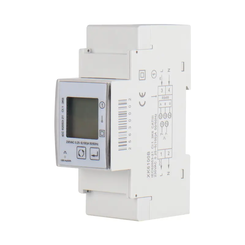 2P Multifuncional Din Rail Energy Medidor inteligente