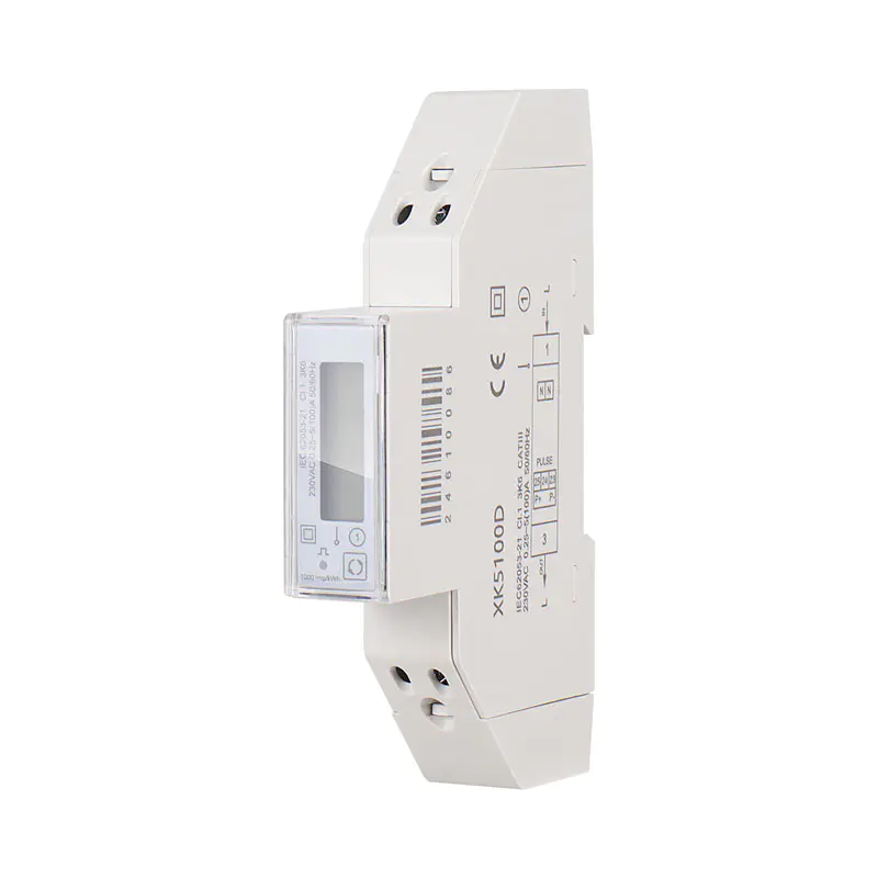 LCD Display Multifunction Rail Rail Energy Smart Meter